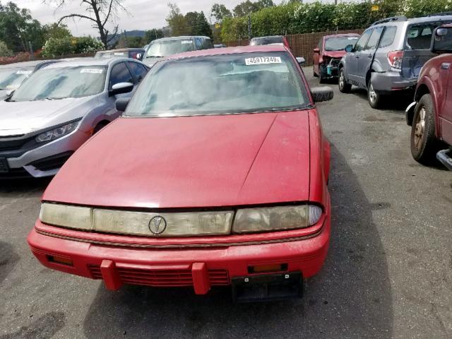 1G2WJ52M1SF318170 - 1995 PONTIAC GRAND PRIX Կարմիր լուսանկար 10