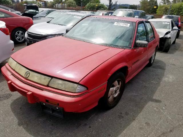1G2WJ52M1SF318170 - 1995 PONTIAC GRAND PRIX Կարմիր լուսանկար 2