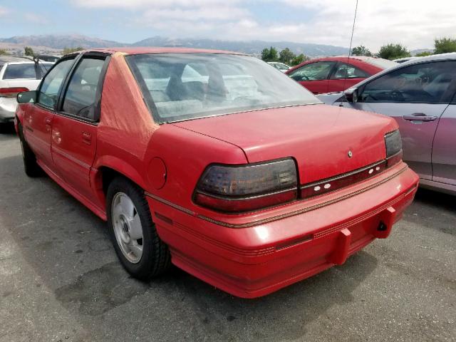 1G2WJ52M1SF318170 - 1995 PONTIAC GRAND PRIX Կարմիր լուսանկար 3