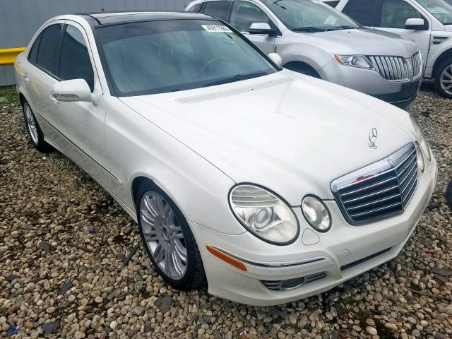 WDBUF56X88B279472 - 2008 MERCEDES-BENZ E 350 WHITE photo 1