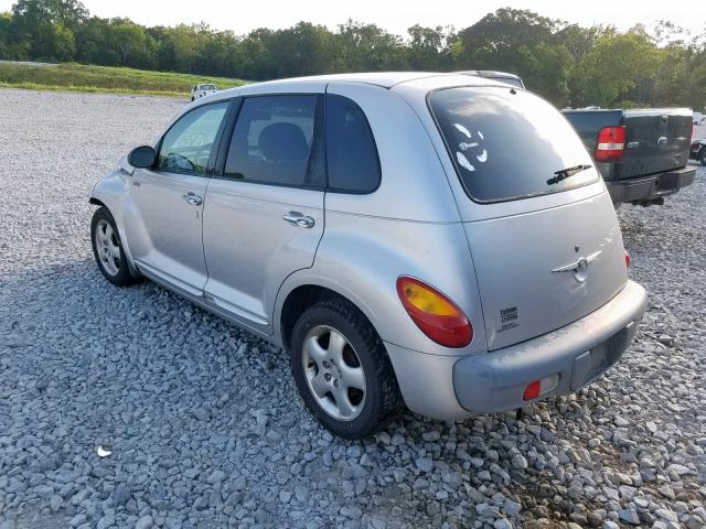 3C4FY58B42T330185 - 2002 CHRYSLER PT CRUISER SILVER photo 3