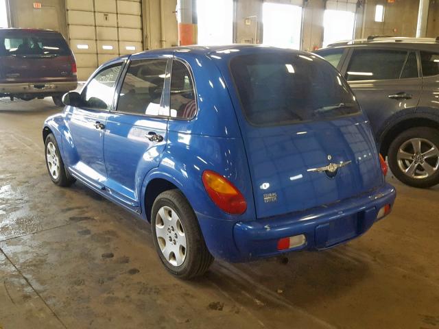 3C4FY58B35T571451 - 2005 CHRYSLER PT CRUISER BLUE photo 3