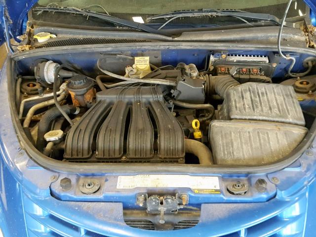 3C4FY58B35T571451 - 2005 CHRYSLER PT CRUISER BLUE photo 7