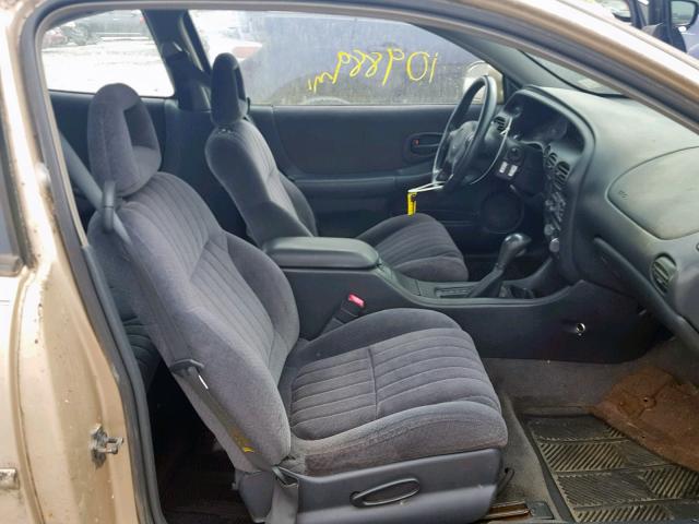 1G2WP12K91F221299 - 2001 PONTIAC GRAND PRIX TAN photo 5