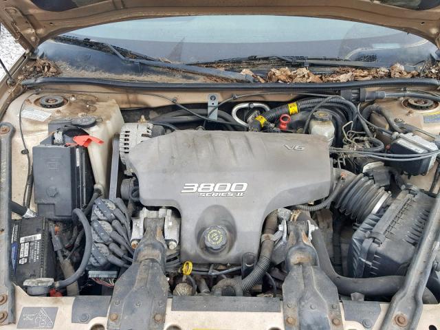 1G2WP12K91F221299 - 2001 PONTIAC GRAND PRIX TAN photo 7