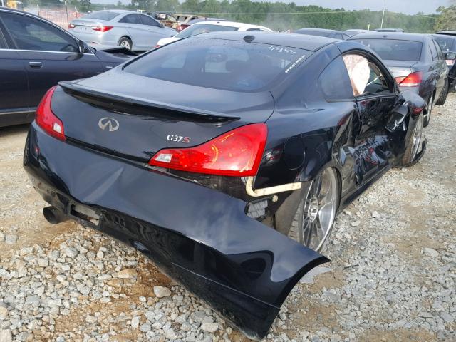 JNKCV64E19M604846 - 2009 INFINITI G37 BASE BLACK photo 4