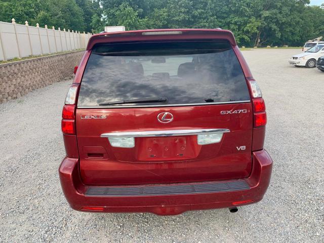 JTJBT20X080170215 - 2008 LEXUS GX 470 RED photo 4