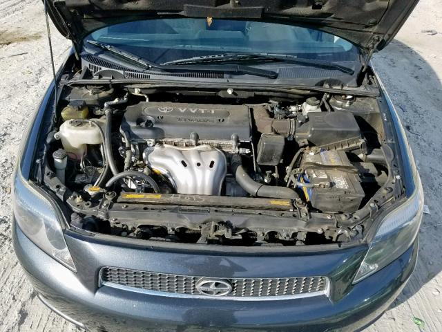 JTKDE167X70155378 - 2007 TOYOTA SCION TC ნაცრისფერი ფოტო 7