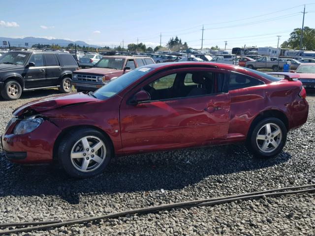 1G2AL15F977203506 - 2007 PONTIAC G5 RED photo 9