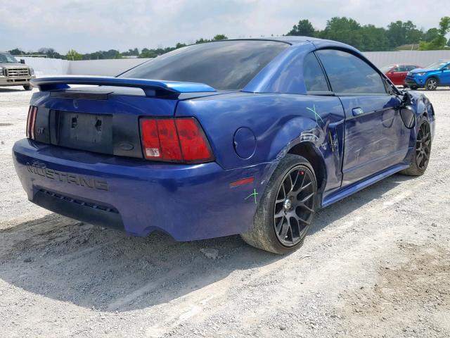 1FAFP42X34F223021 - 2004 FORD MUSTANG GT BLUE photo 4