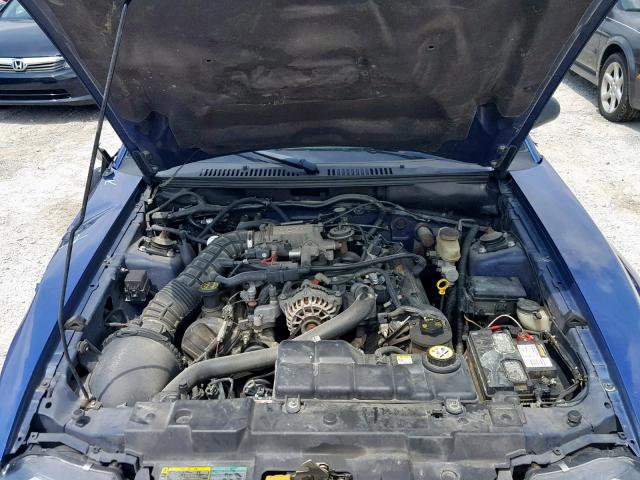 1FAFP42X34F223021 - 2004 FORD MUSTANG GT BLUE photo 7