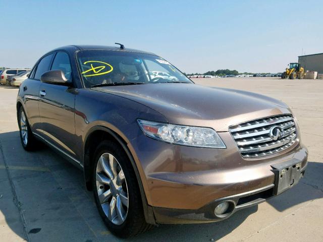 JNRBS08W63X003573 - 2003 INFINITI FX45 BROWN photo 1