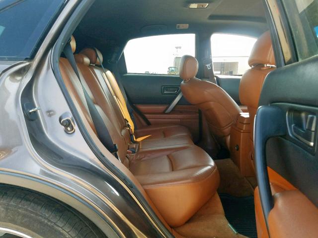 JNRBS08W63X003573 - 2003 INFINITI FX45 BROWN photo 6