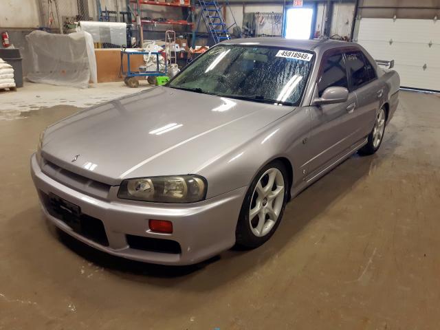 ER34013060 - 1998 NISSAN SKYLINE SILVER photo 2