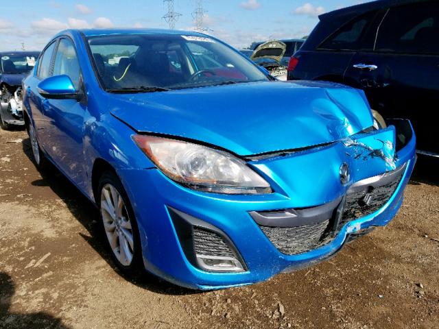 JM1BL1S55A1176889 - 2010 MAZDA 3 S BLUE photo 1