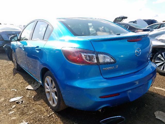 JM1BL1S55A1176889 - 2010 MAZDA 3 S BLUE photo 3