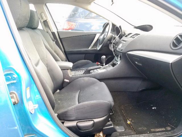 JM1BL1S55A1176889 - 2010 MAZDA 3 S BLUE photo 5