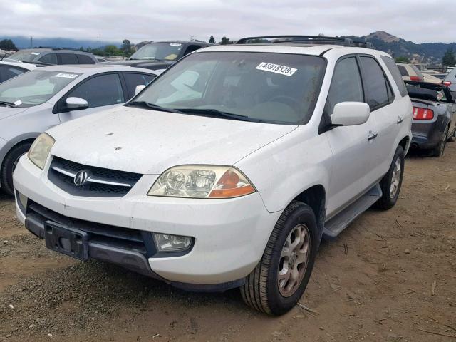 2HNYD18852H500297 - 2002 ACURA MDX TOURIN WHITE photo 2