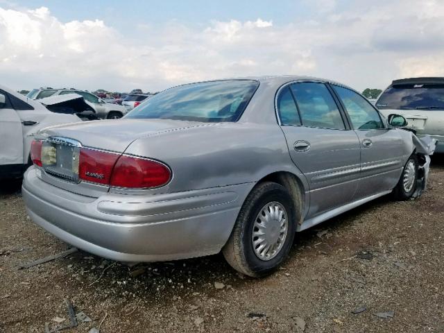 1G4HP54K544154818 - 2004 BUICK LESABRE CU SILVER photo 4