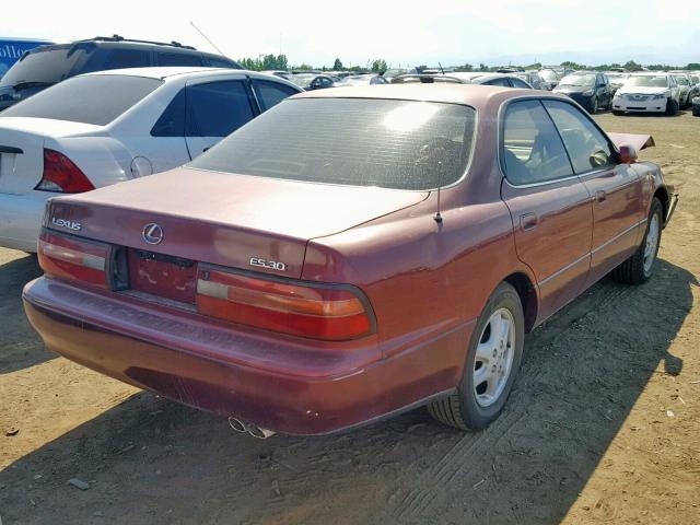 JT8GK13T0S0112545 - 1995 LEXUS ES 300 RED photo 4