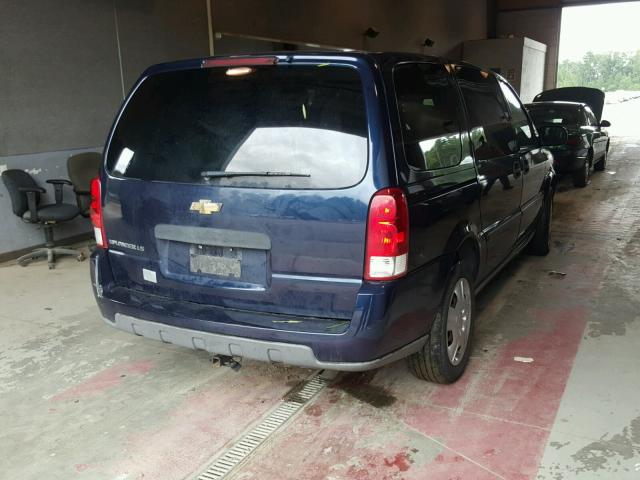 1GNDV23147D120641 - 2007 CHEVROLET UPLANDER L 蓝色 照片 4