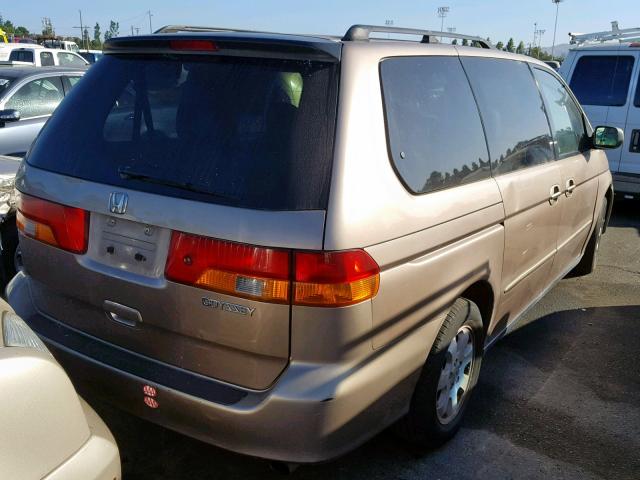 5FNRL18004B007076 - 2004 HONDA ODYSSEY EX GOLD photo 4