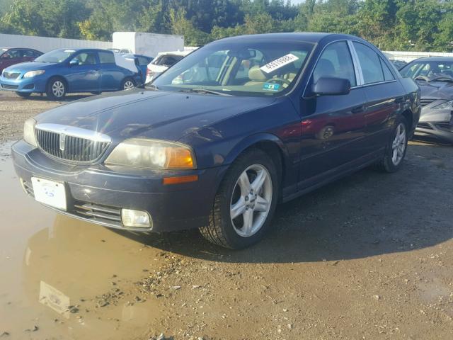 1LNHM87AX2Y645226 - 2002 LINCOLN LS BLUE photo 2