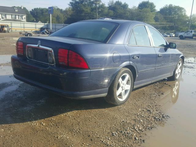 1LNHM87AX2Y645226 - 2002 LINCOLN LS BLUE photo 4