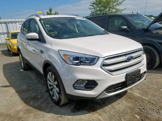 1FMCU9J96JUB87995 - 2018 FORD ESCAPE TIT WHITE photo 1