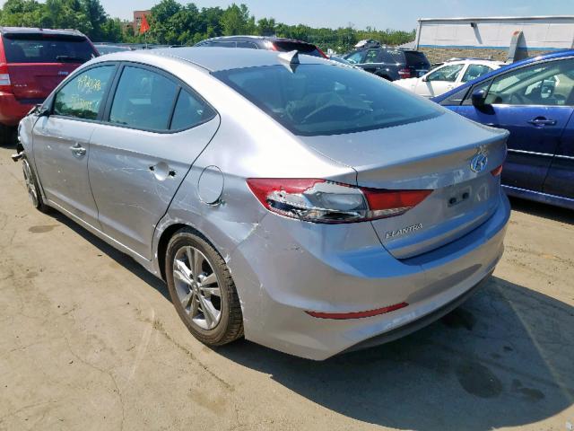 5NPD84LF9HH090362 - 2017 HYUNDAI ELANTRA SE SILVER photo 3