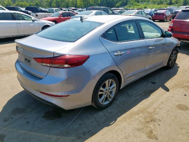 5NPD84LF9HH090362 - 2017 HYUNDAI ELANTRA SE SILVER photo 4