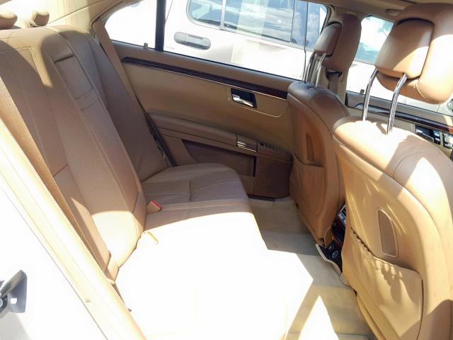 WDDNG71X28A197139 - 2008 MERCEDES-BENZ S 550 BEIGE photo 6