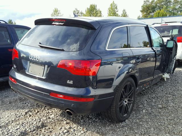 WA1BV94L97D045566 - 2007 AUDI Q7 4.2 QUA BLUE photo 4