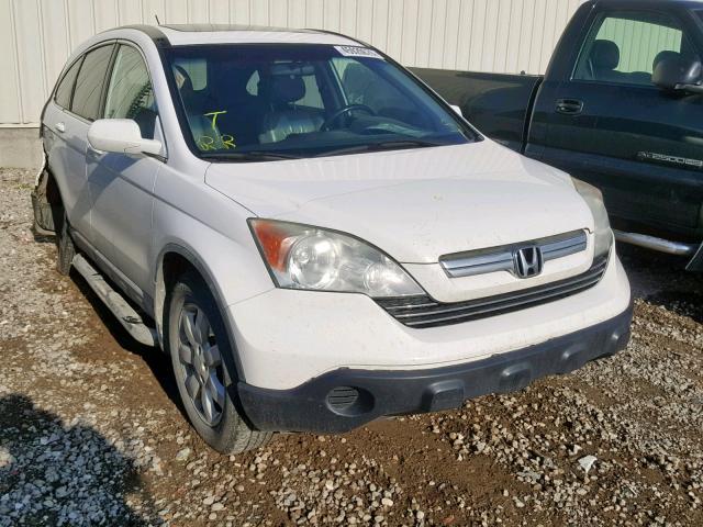 5J6RE48718L806421 - 2008 HONDA CR-V EXL WHITE photo 1