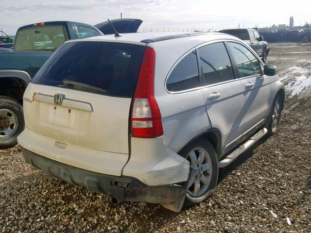 5J6RE48718L806421 - 2008 HONDA CR-V EXL WHITE photo 4