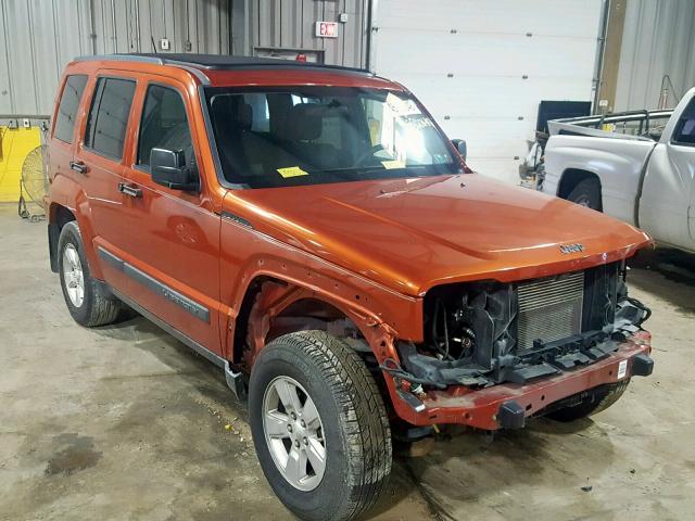 1J8GN28KX9W524132 - 2009 JEEP LIBERTY SP ORANGE photo 1