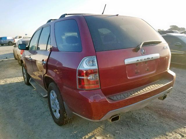 2HNYD18964H560245 - 2004 ACURA MDX TOURIN RED photo 3