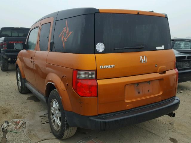 5J6YH18706L006269 - 2006 HONDA ELEMENT EX ORANGE photo 3