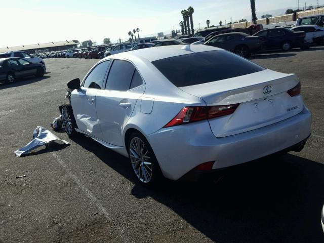 JTHBA1D26G5037573 - 2016 LEXUS IS 200T WHITE photo 3