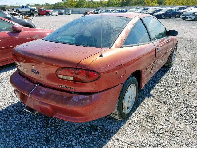 1G1JC1248W7193072 - 1998 CHEVROLET CAVALIER B ORANGE photo 4