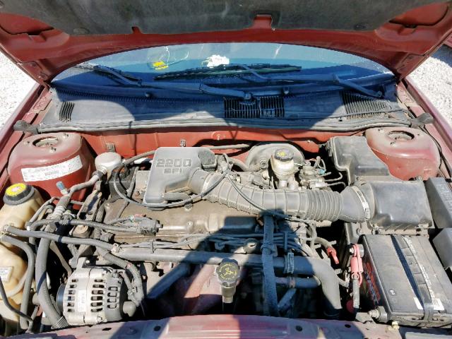 1G1JC1248W7193072 - 1998 CHEVROLET CAVALIER B ORANGE photo 7