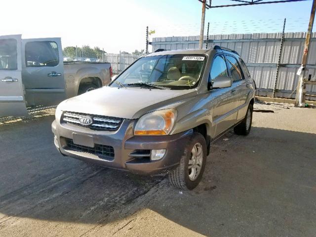 KNDJE723477450872 - 2007 KIA SPORTAGE E SILVER photo 2