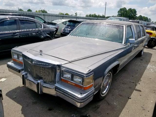 1G6DW69Y7G9701798 - 1986 CADILLAC FLEETWOOD GRAY photo 2