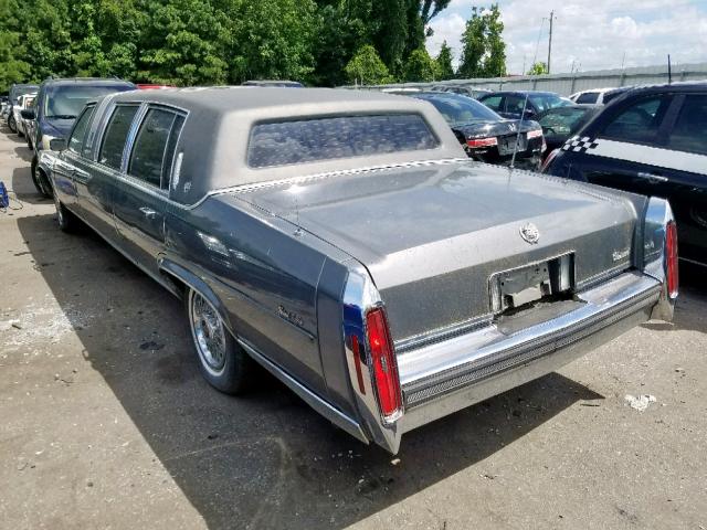 1G6DW69Y7G9701798 - 1986 CADILLAC FLEETWOOD GRAY photo 3