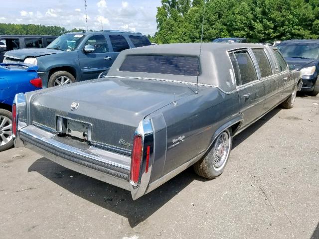 1G6DW69Y7G9701798 - 1986 CADILLAC FLEETWOOD GRAY photo 4