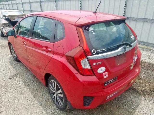 3HGGK5H83FM753786 - 2015 HONDA FIT EX RED photo 3