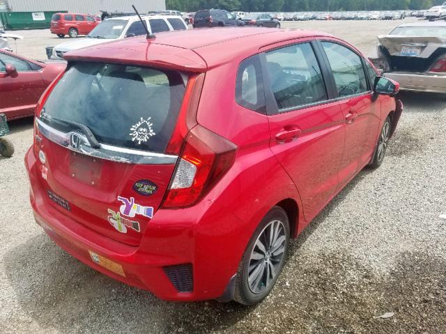 3HGGK5H83FM753786 - 2015 HONDA FIT EX RED photo 4