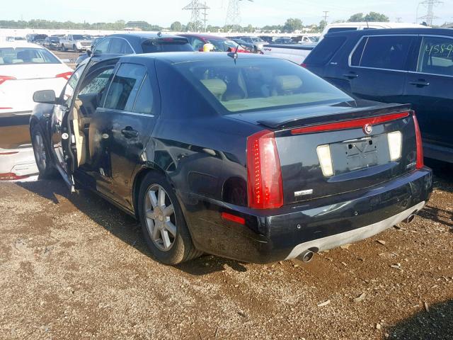 1G6DC67A060180330 - 2006 CADILLAC STS BLACK photo 3