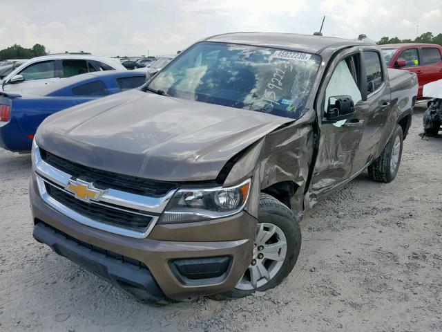1GCGSCEA1G1249083 - 2016 CHEVROLET COLORADO L BROWN photo 2