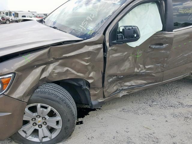 1GCGSCEA1G1249083 - 2016 CHEVROLET COLORADO L BROWN photo 9